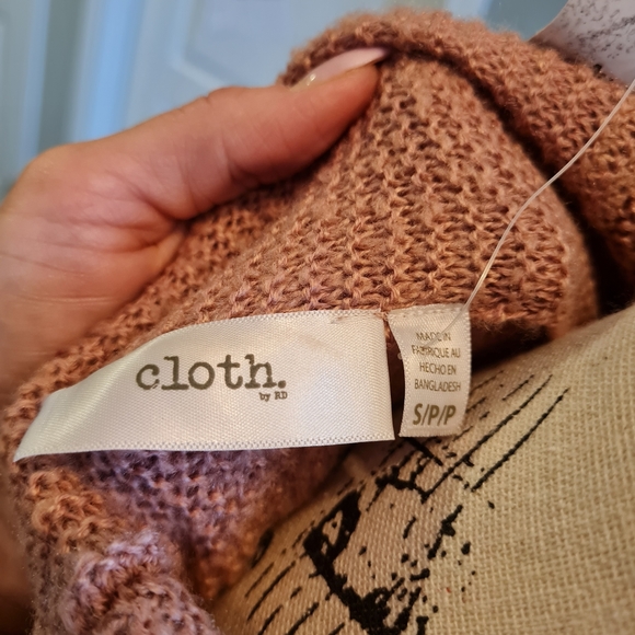 NWT Cloth by RD Colourblock Mock Neck Sweater - Picture 7 of 9